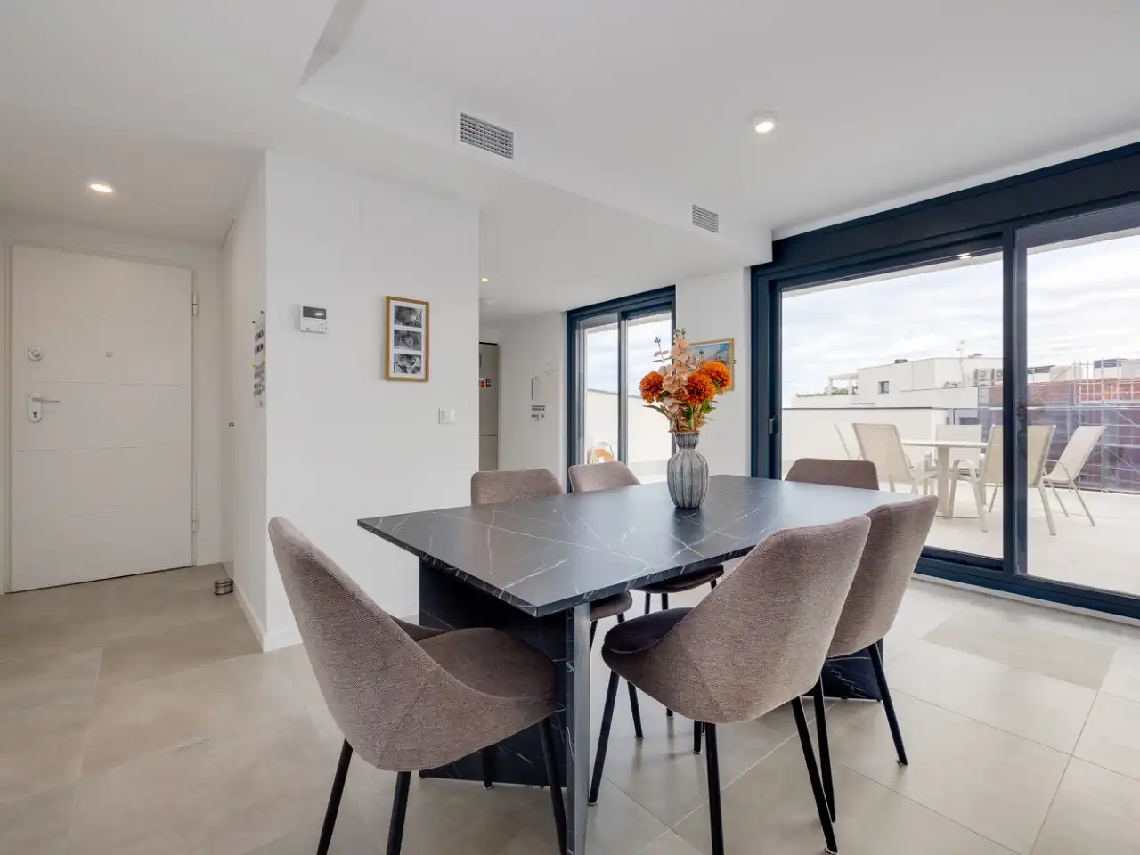 Attic for sale in Saavedra Fajardo, 1, Campoamor Dining room of Attic for sale in Orihuela with Air Conditioner, Heating and Terrace