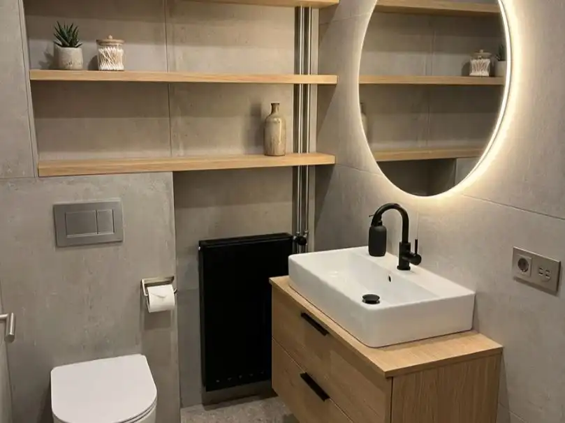 Piso en venta en Carrer de la Creu, 32, Eixample Nord Baño de Piso en venta en Girona Capital con Terraza y Balcón