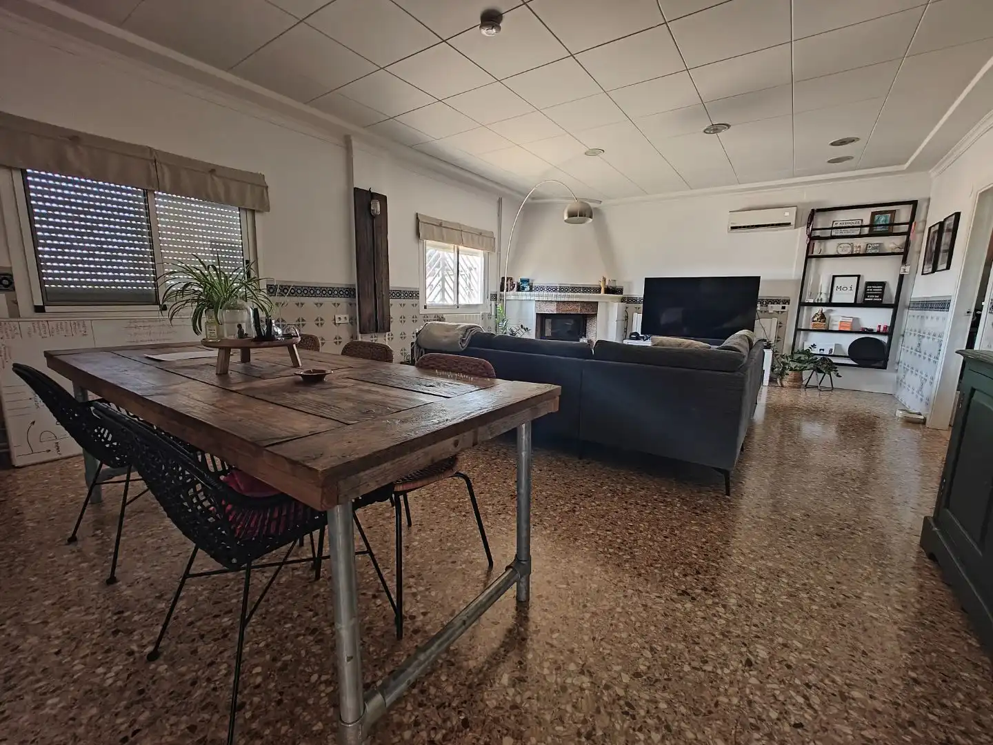 Sala de estar de Finca rústica en venta en Algemesí con Aire acondicionado, Terraza y Piscina