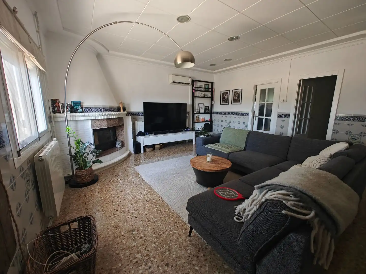 Sala de estar de Finca rústica en venta en Algemesí con Aire acondicionado, Terraza y Piscina
