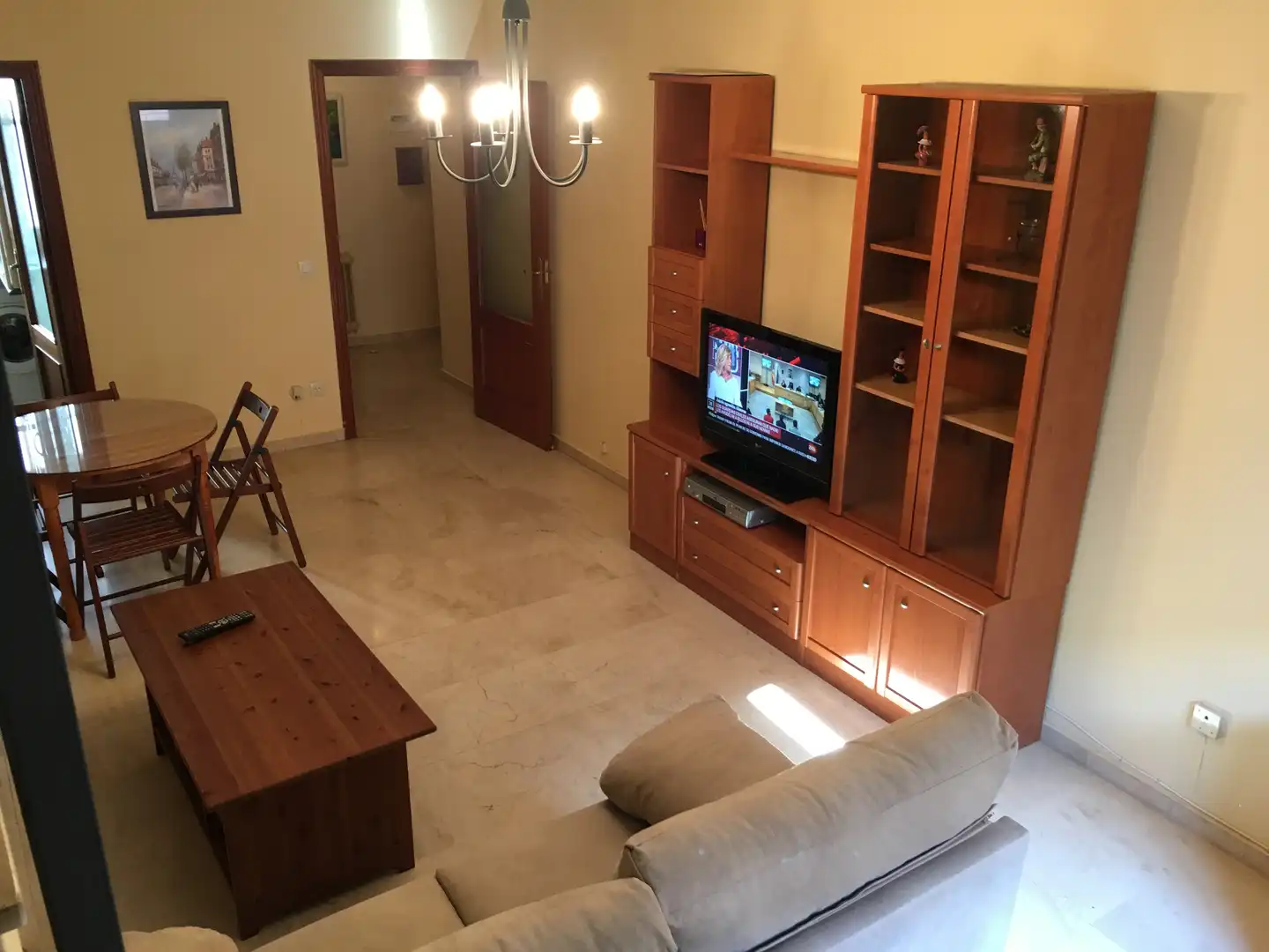 Dúplex de alquiler en Calle Compás de Santo Domingo, 11, El Torreón - Los Ángeles - El Pilar Sala de estar de Dúplex de alquiler en Ciudad Real con Aire acondicionado, Calefacción y Amueblado