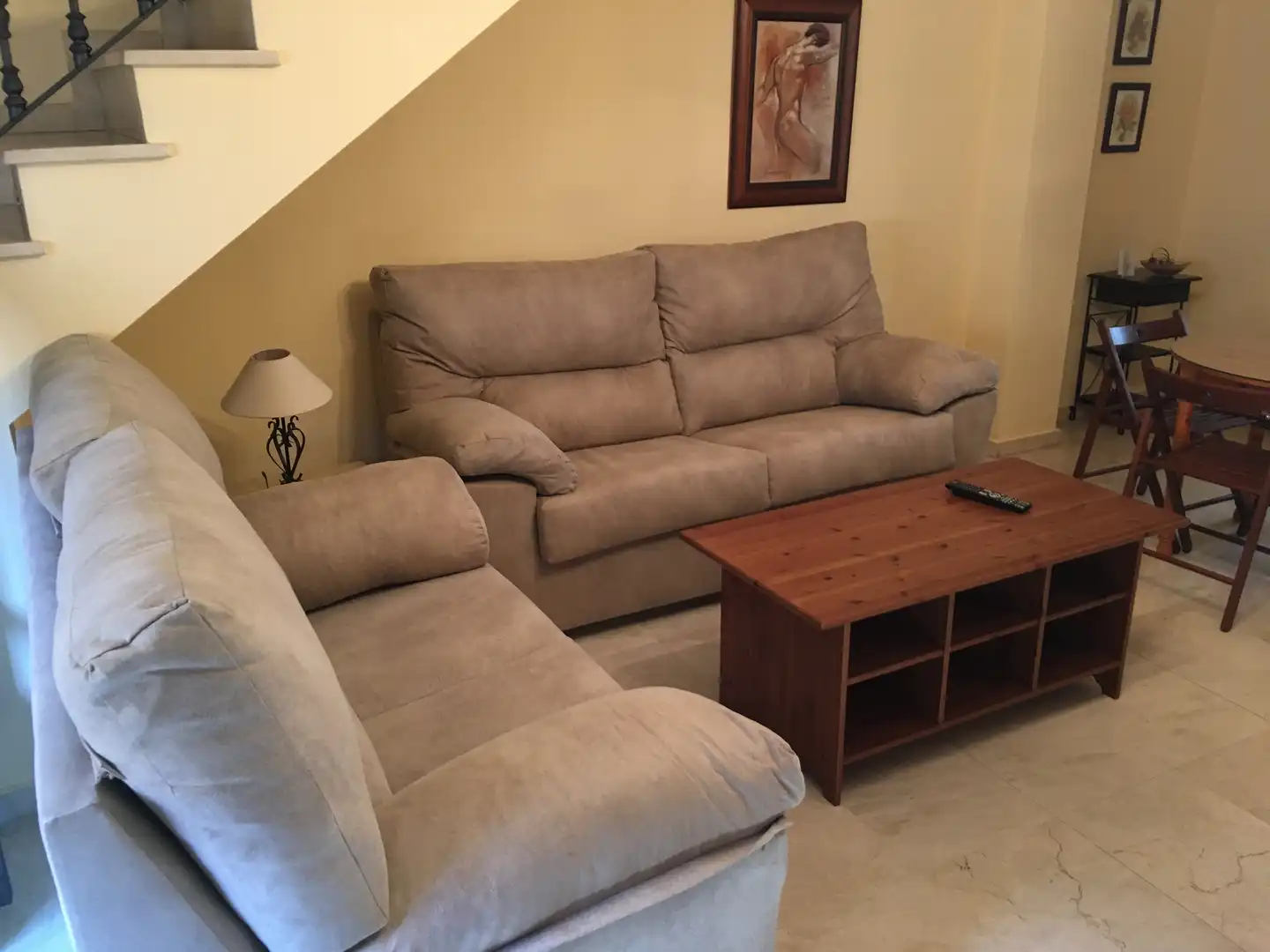 Dúplex de alquiler en Calle Compás de Santo Domingo, 11, El Torreón - Los Ángeles - El Pilar Sala de estar de Dúplex de alquiler en Ciudad Real con Aire acondicionado, Calefacción y Amueblado