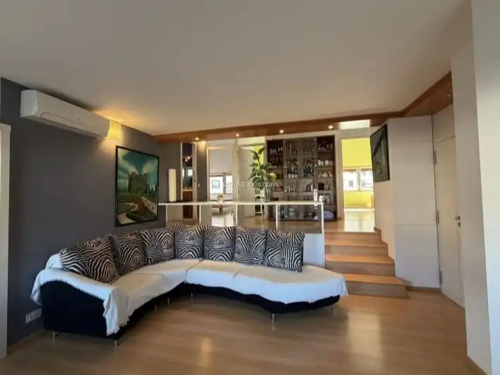 Flat for rent in Carrer Cova Santa, 7, Centre - Zona Alta Living room of Flat for rent in Alcoy / Alcoi with Air Conditioner, Heating and Parquet flooring