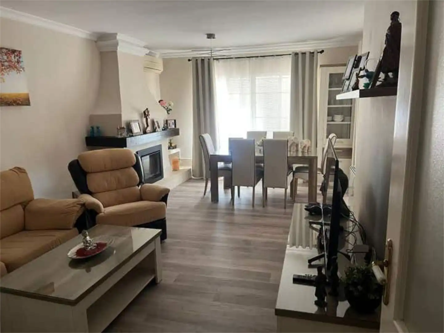 Wohnzimmer von Einfamilien-Reihenhaus zum Verkauf in Alhaurín de la Torre mit Terrasse und Schwimmbad