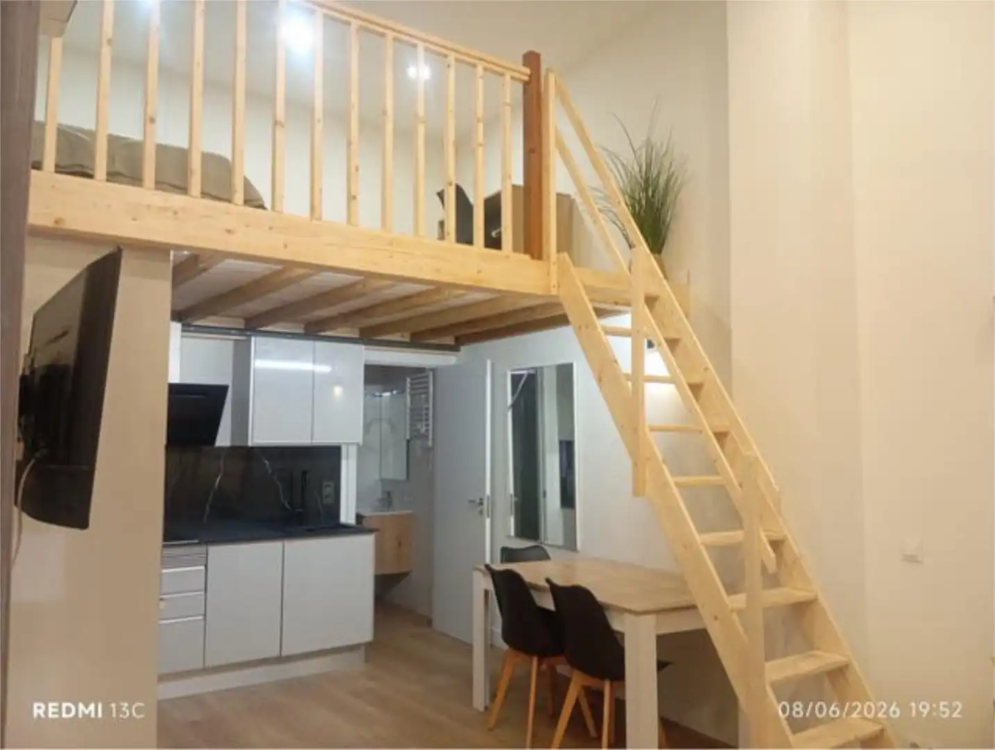 Loft en venta en Portazgo Cocina de Loft en venta en Madrid con Amueblado