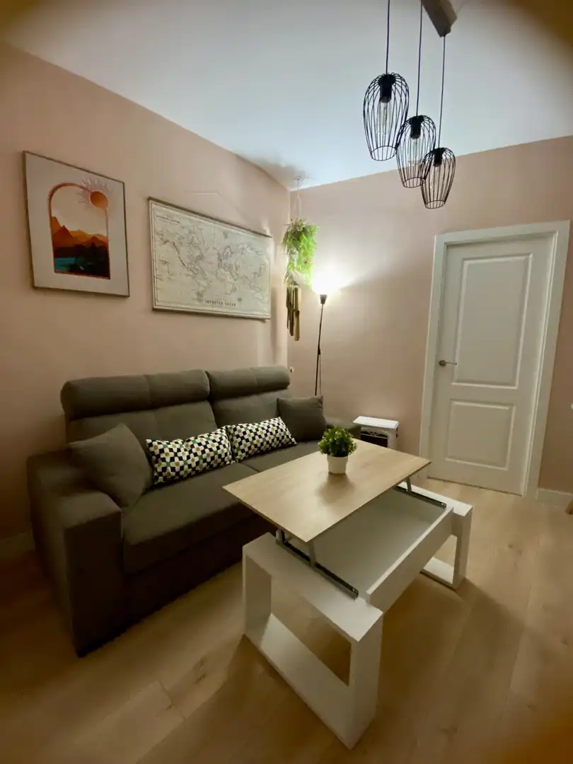 Wohnung zur Miete in Plaza Topete, El Pópulo - Santa María Wohnzimmer von Wohnung zur Miete in Cádiz mit Klimaanlage, Heizung und Privatgarten
