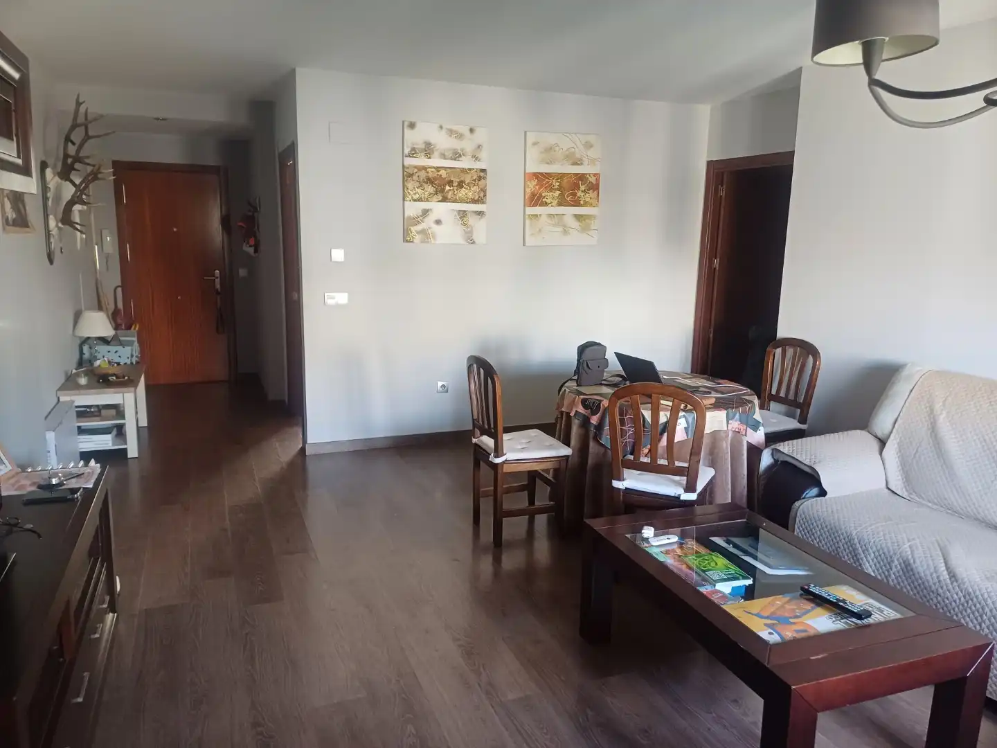 Sala de estar de Piso de alquiler en Mérida con Aire acondicionado, Parquet y Amueblado