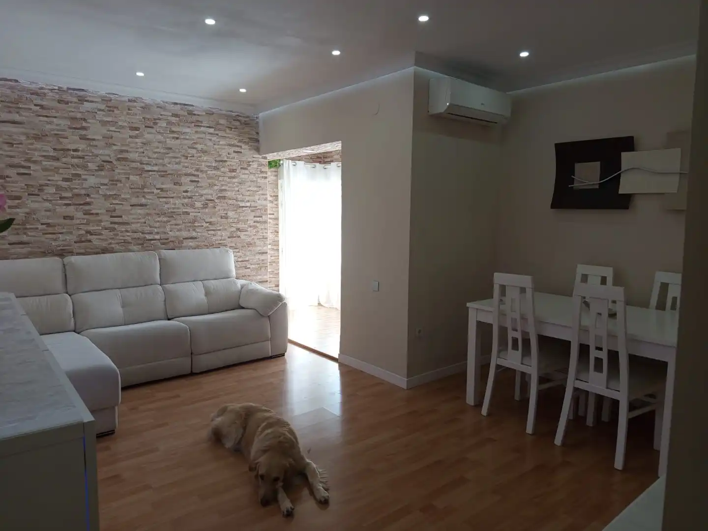 Sala d'estar de Pis en venda en San Fernando amb Aire condicionat, Calefacció i Jardí privat