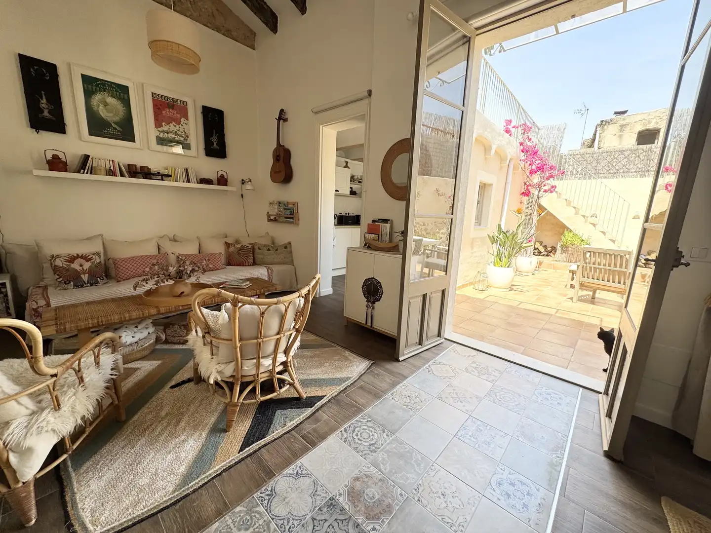 Balcony of Detached homes for sale in Llubí  with Air Conditioner, Heating and Terrace