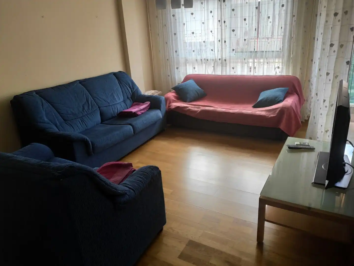 Piso de alquiler en Avenida de Santiago, 90, Juan de Borbón Sala de estar de Piso de alquiler en Murcia con Aire acondicionado, Parquet y Trastero