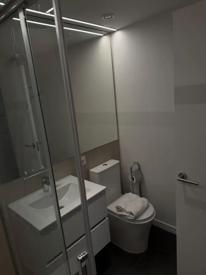Flat for rent in Calle del Cubo, 16, Casco Viejo Bathroom of Flat for rent in Vitoria - Gasteiz with Air Conditioner