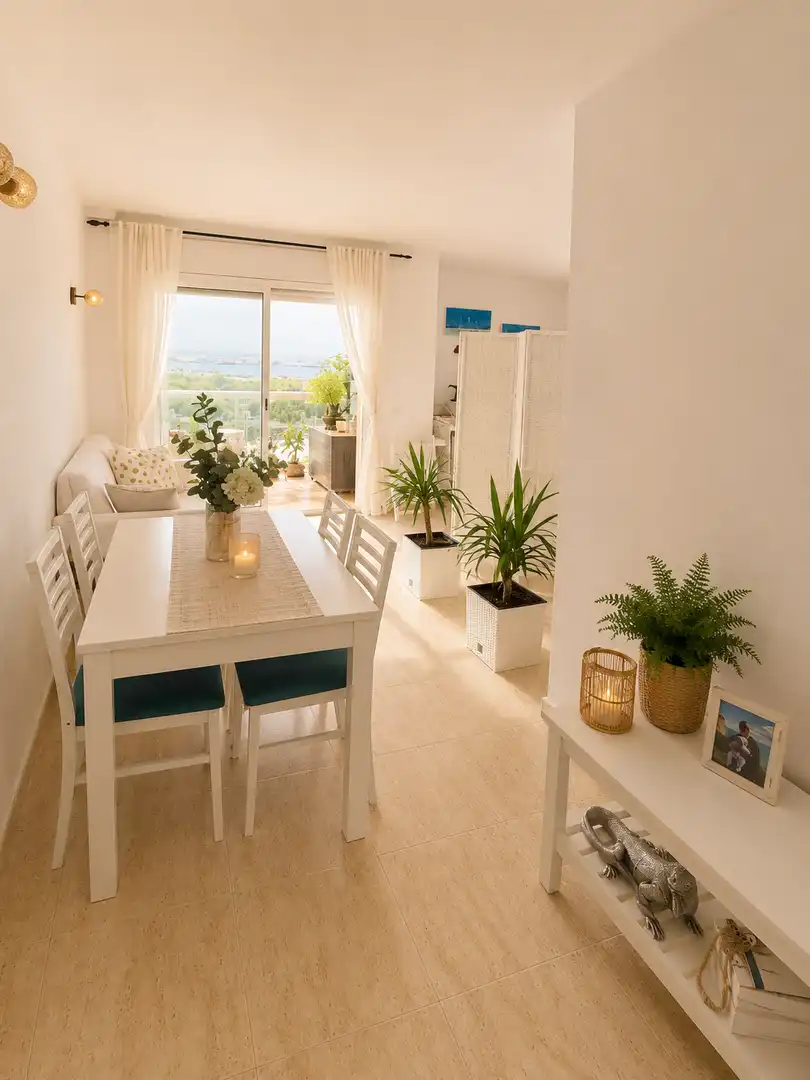 Piso en venta en Carrer del Fonoll, 1, Pla de Maset - Cap de Salou Comedor de Piso en venta en Salou con Aire acondicionado, Terraza y Piscina