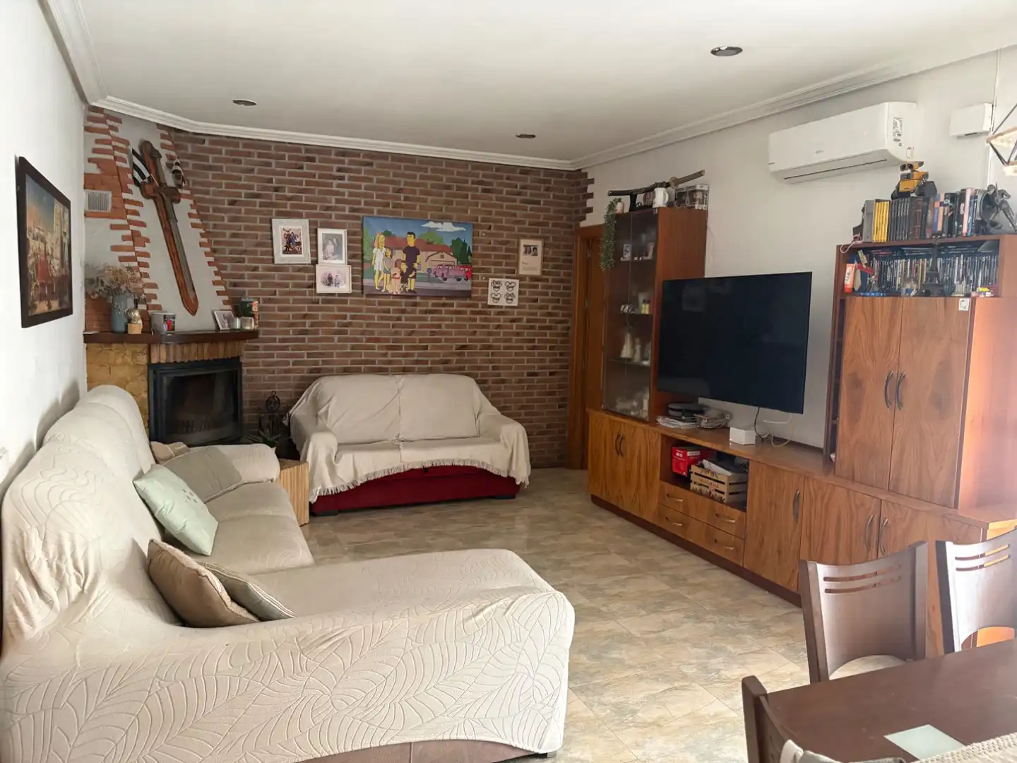 Planta baja en venta en Calle Río Bidasoa, 11, Los Dolores Sala de estar de Planta baja en venta en Cartagena con Aire acondicionado y Terraza