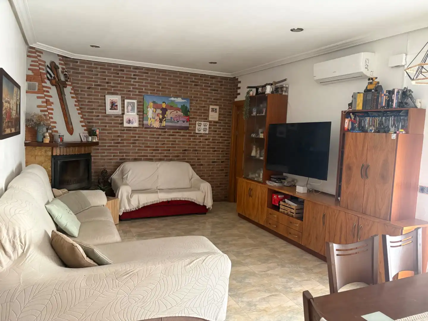 Planta baja en venta en Calle Río Bidasoa, 11, Los Dolores Sala de estar de Planta baja en venta en Cartagena con Aire acondicionado y Terraza