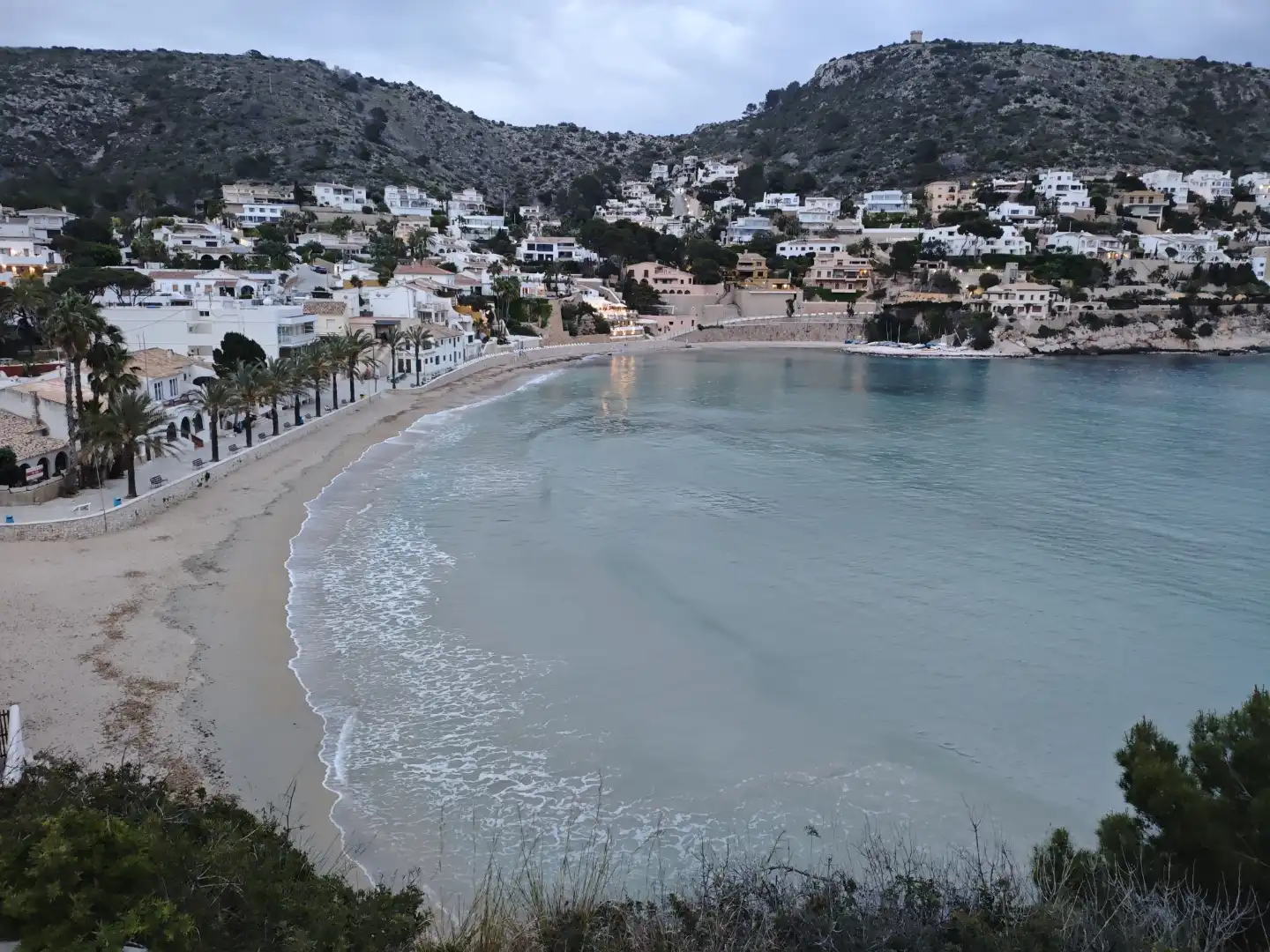 Wohnung zur Miete in Calle Puerto Mejorada, El Portet - Pla de Mar Außenansicht von Wohnung zur Miete in Moraira mit Klimaanlage, Heizung und Terrasse