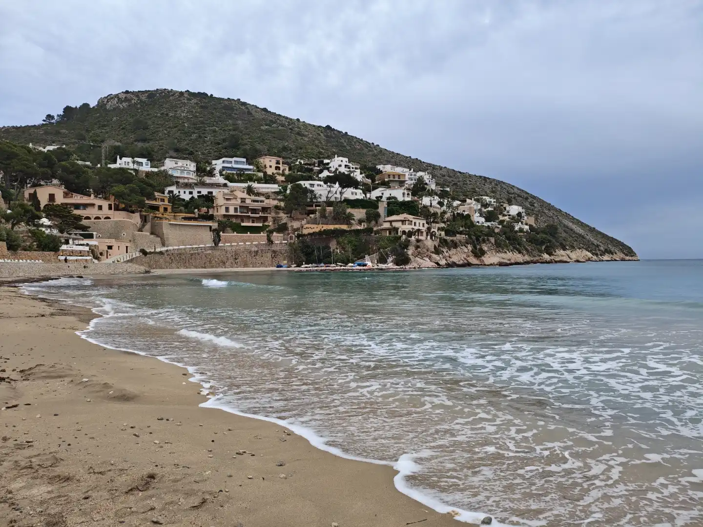 Wohnung zur Miete in Calle Puerto Mejorada, El Portet - Pla de Mar Außenansicht von Wohnung zur Miete in Moraira mit Klimaanlage, Heizung und Terrasse
