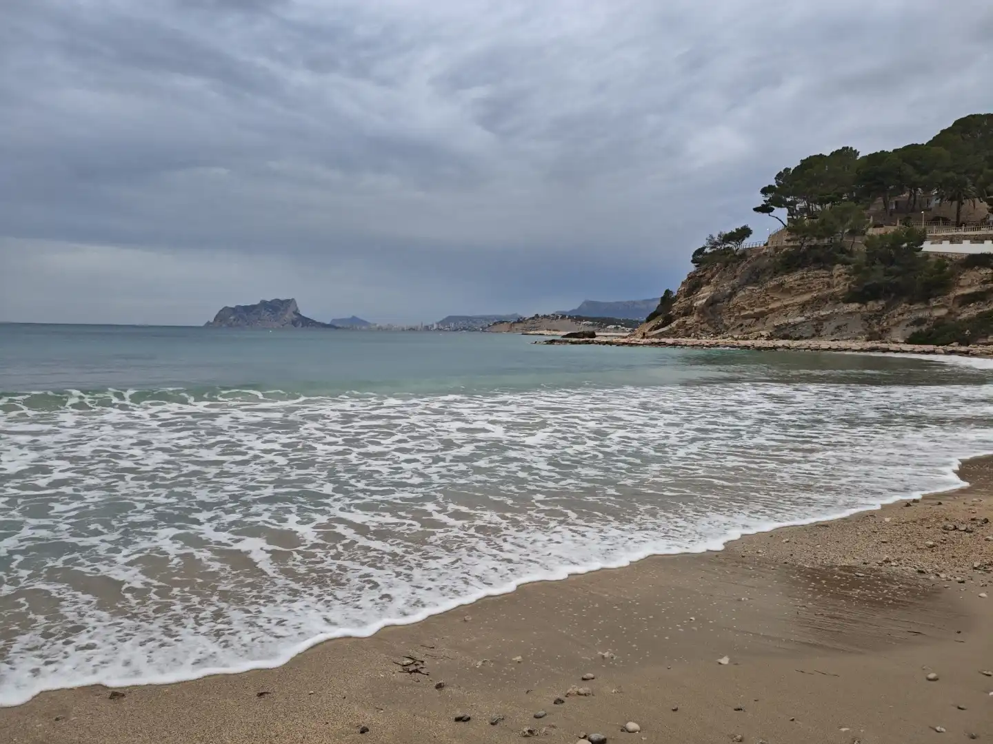 Wohnung zur Miete in Calle Puerto Mejorada, El Portet - Pla de Mar Außenansicht von Wohnung zur Miete in Moraira mit Klimaanlage, Heizung und Terrasse