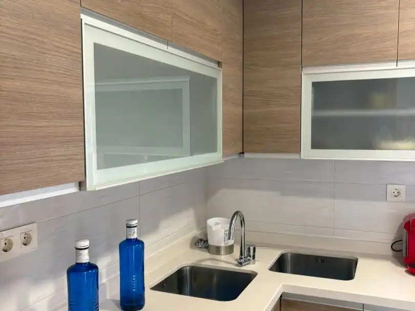 Kitchen of Flat for rent in La Roda  with Air Conditioner, Heating and Furnished