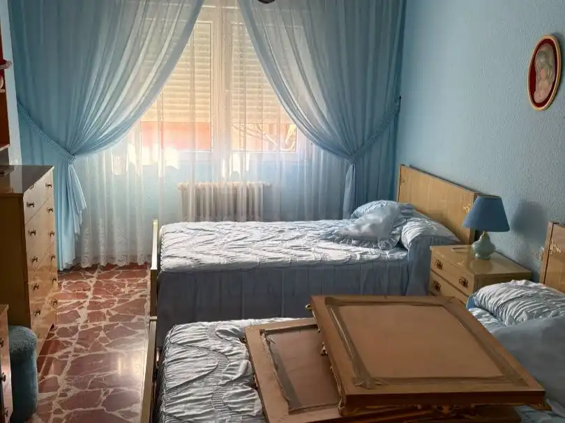 Bedroom of Flat for rent in La Roda  with Air Conditioner, Heating and Furnished