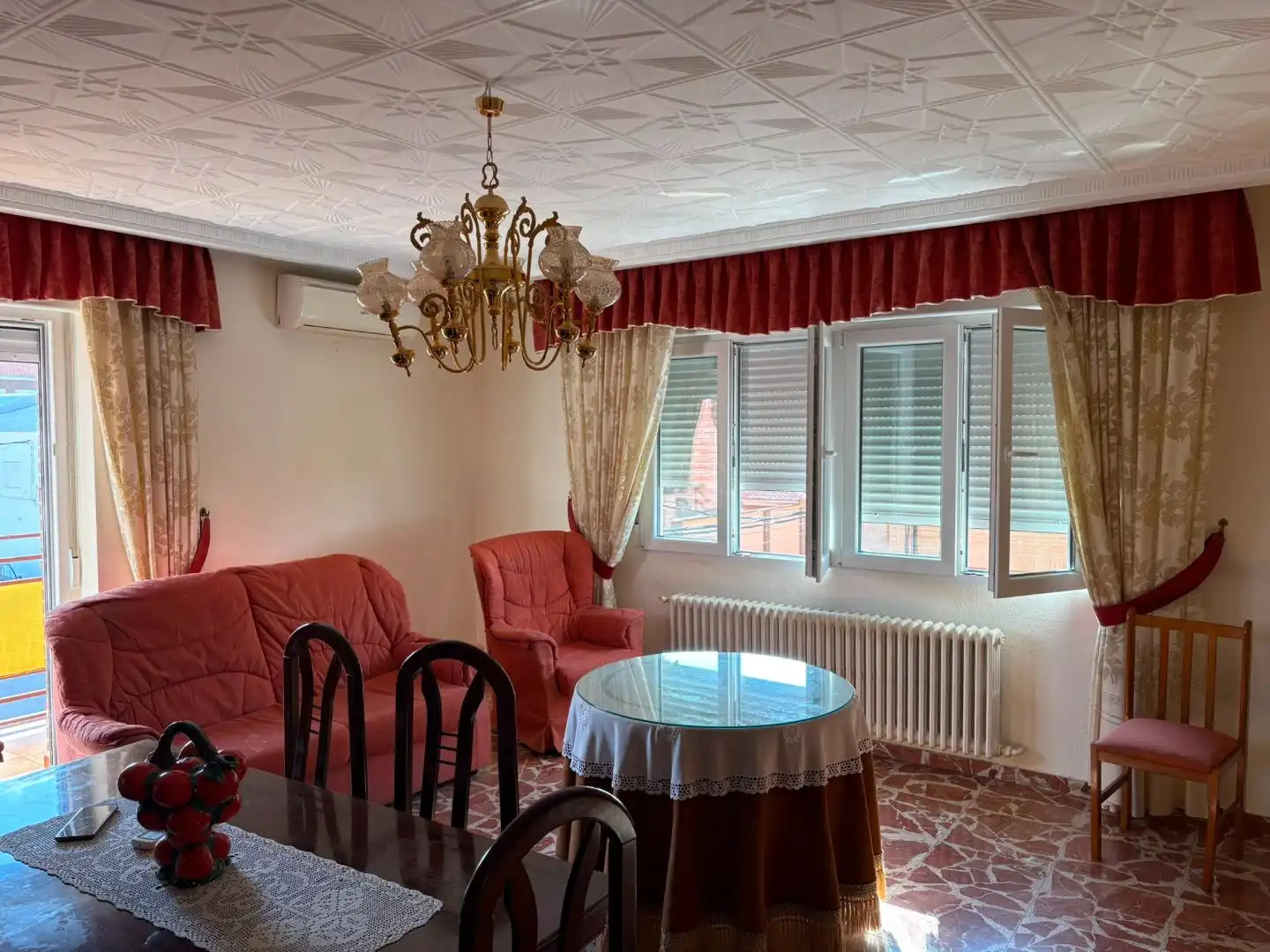 Dining room of Flat for rent in La Roda  with Air Conditioner, Heating and Furnished