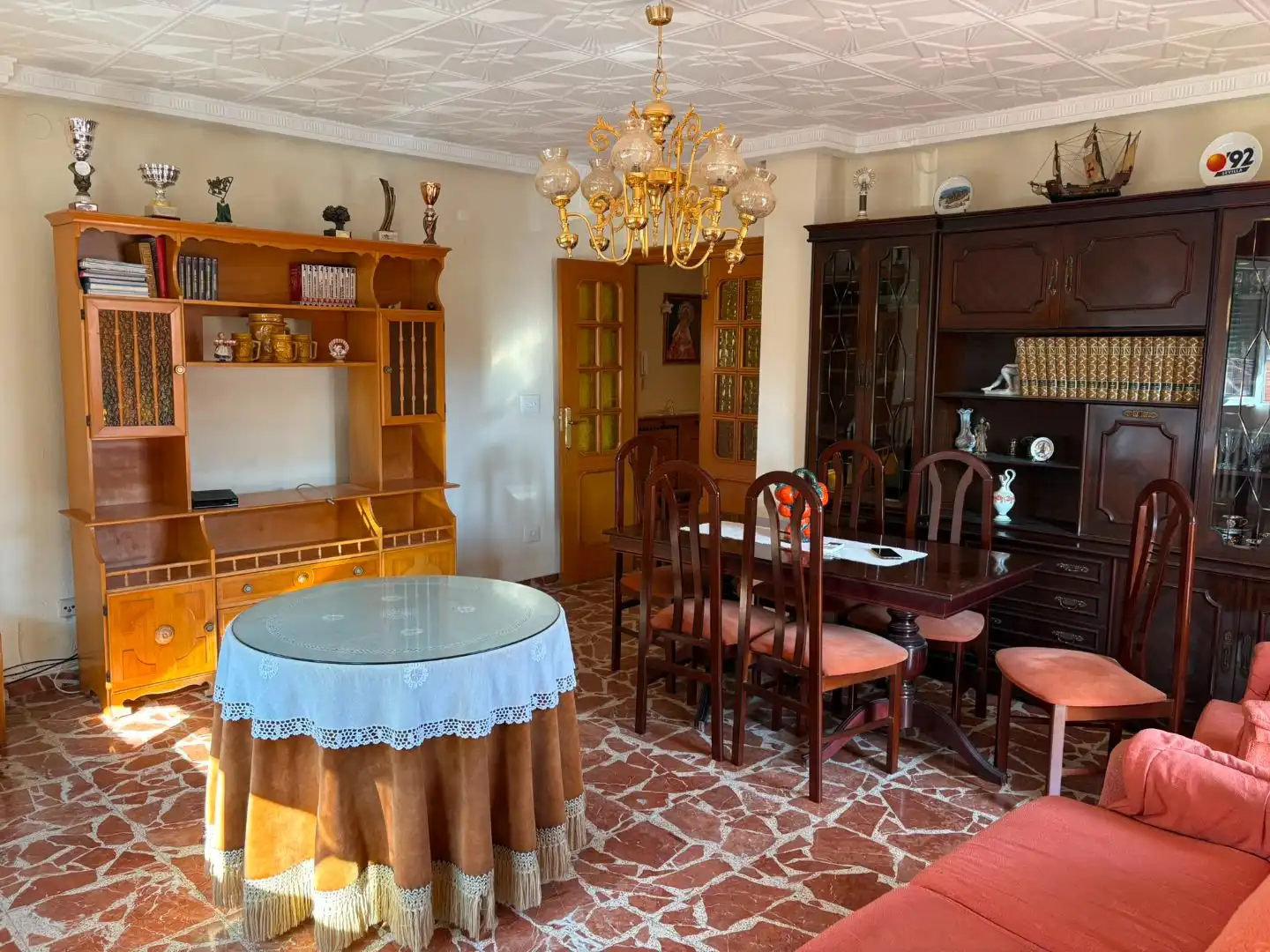 Dining room of Flat for rent in La Roda  with Air Conditioner, Heating and Furnished