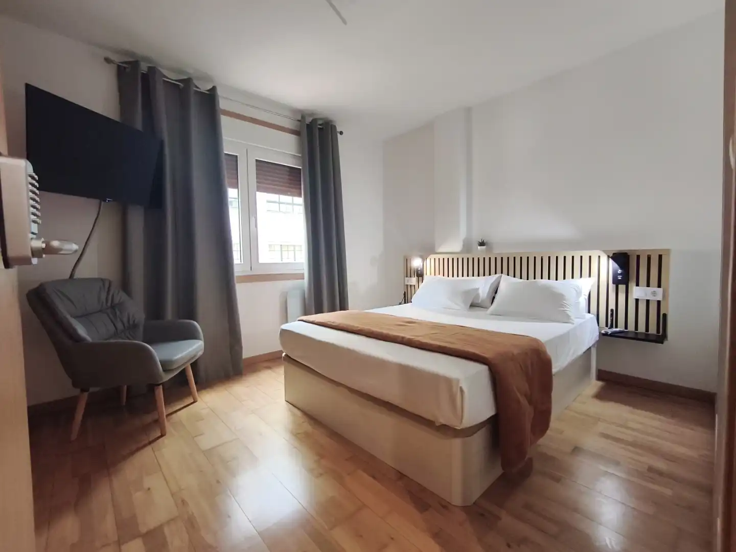 Wohnung zum Verkauf in Rúa Carlos Bóveda, 1, Pontecesures Schlafzimmer von Wohnung zum Verkauf in Pontecesures mit Heizung, Parkett und Terrasse