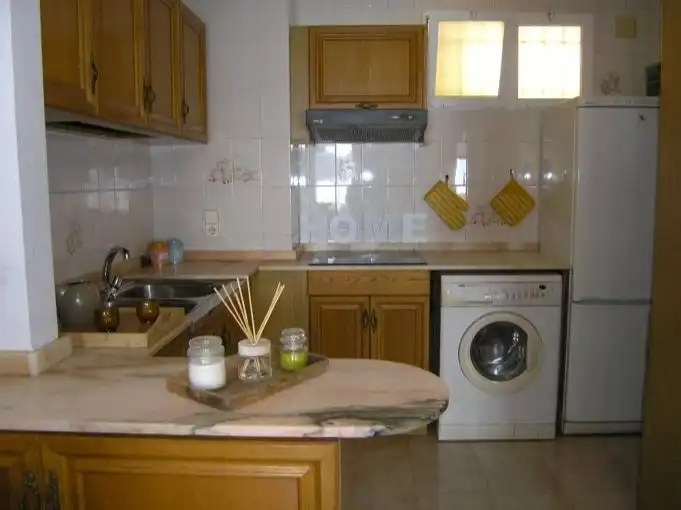 Wohnung zur Miete in Carrer Marjaleta, 1, Casco Urbano Küche von Wohnung zur Miete in Moraira mit Klimaanlage, Heizung und Privatgarten