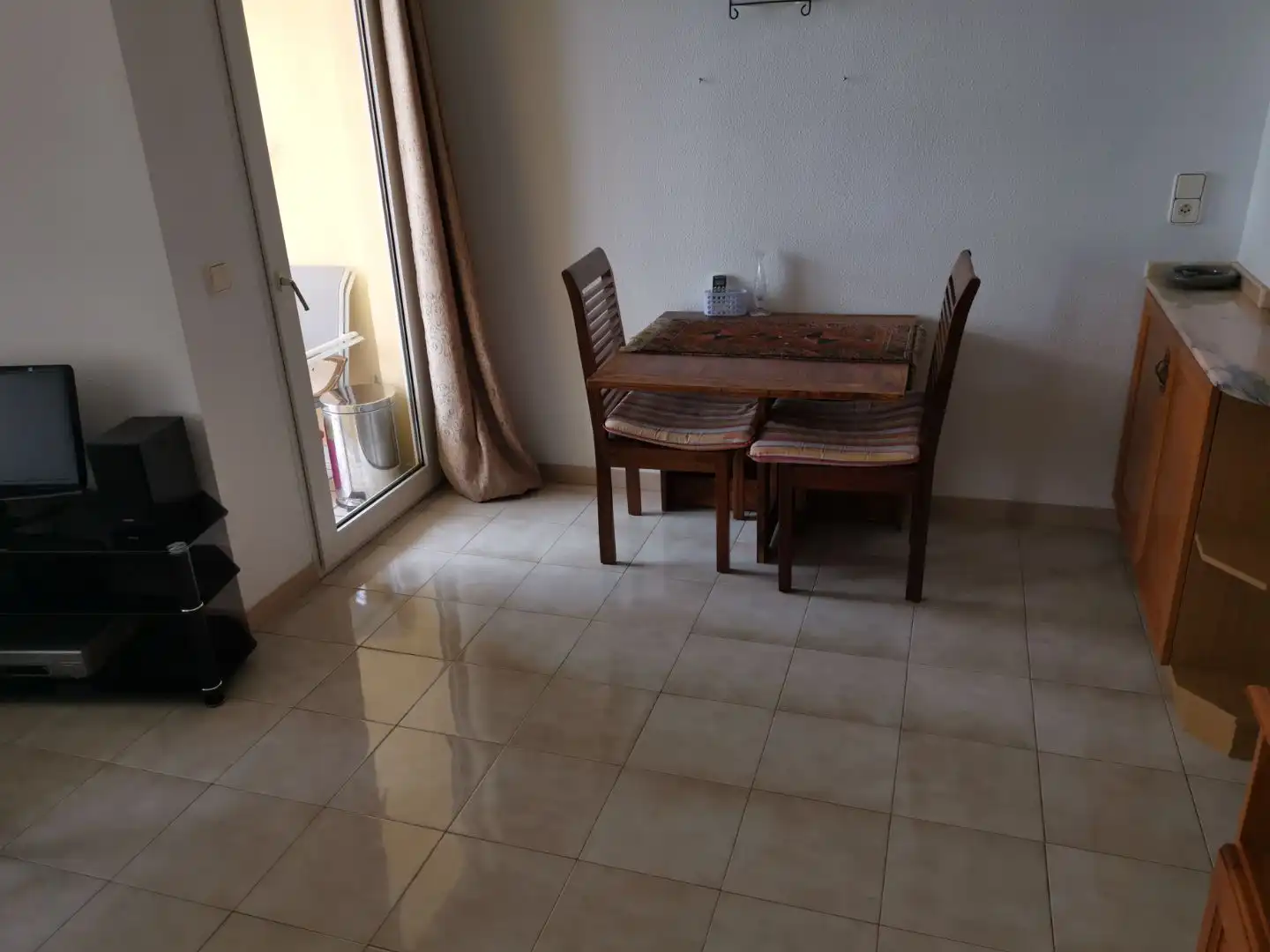 Wohnung zur Miete in Carrer Marjaleta, 1, Casco Urbano Esszimmer von Wohnung zur Miete in Moraira mit Klimaanlage, Heizung und Privatgarten