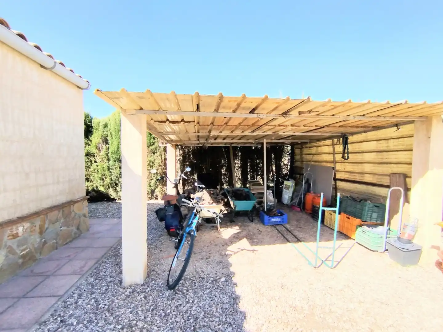 Finca rústica en venta en Vial Camino, 1546, Caudete Jardín de Finca rústica en venta en Caudete con Aire acondicionado y Piscina