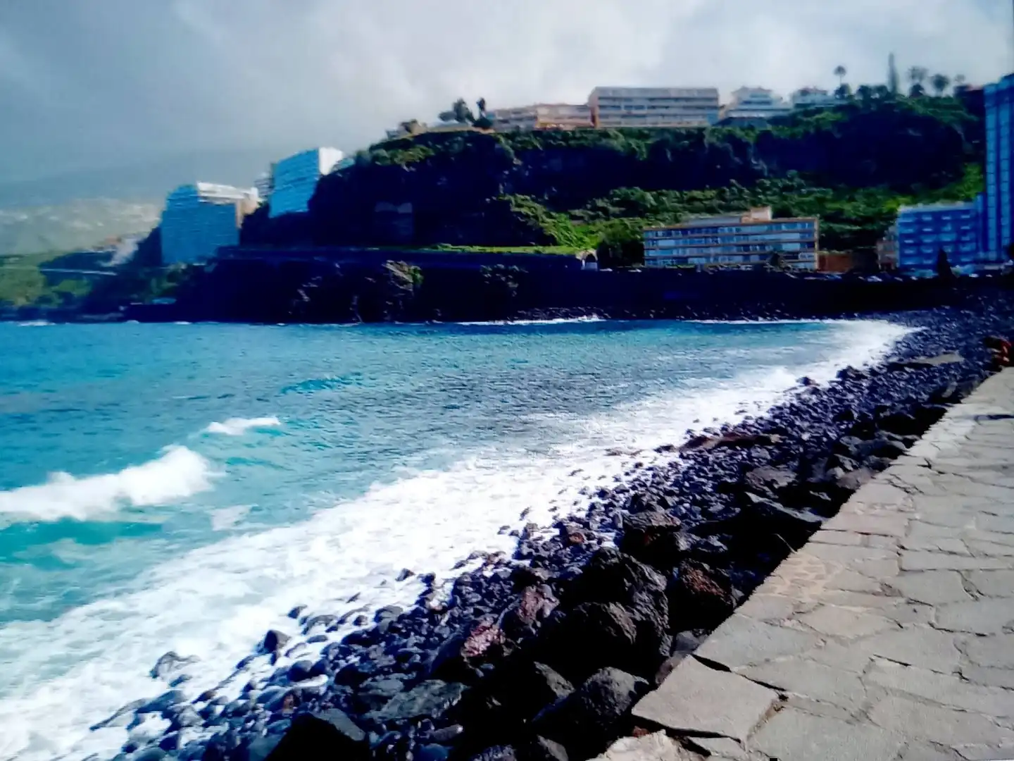 Außenansicht von Wohnung zum Verkauf in Puerto de la Cruz mit Schwimmbad, Möbliert und Ofen