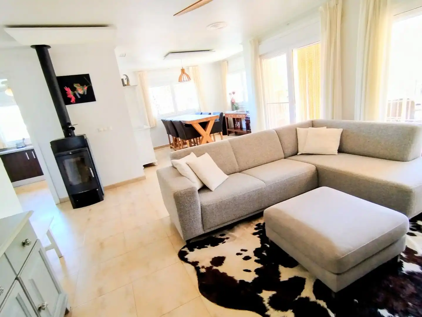 Casa o chalet en venta en Partida Tolomo, 28, Hondón de las Nieves / El Fondó de les Neus Sala de estar de Casa o chalet en venta en Hondón de las Nieves / El Fondó de les Neus con Aire acondicionado, Calefacción y Jardín privado