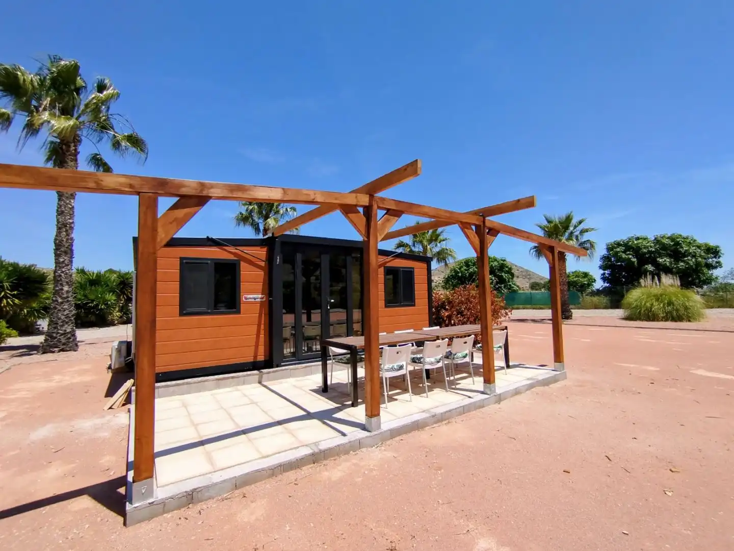 Casa o chalet en venta en Partida Tolomo, 28, Hondón de las Nieves / El Fondó de les Neus Terraza de Casa o chalet en venta en Hondón de las Nieves / El Fondó de les Neus con Aire acondicionado, Calefacción y Jardín privado