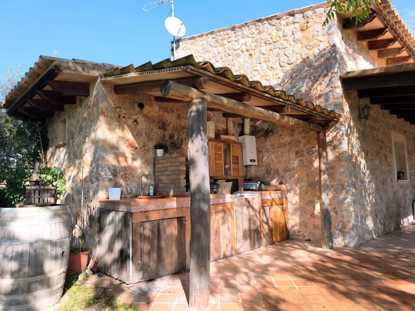 Finca rústica en venta en Ma-3130, 32, Sineu Cocina de Finca rústica en venta en Sineu con Terraza