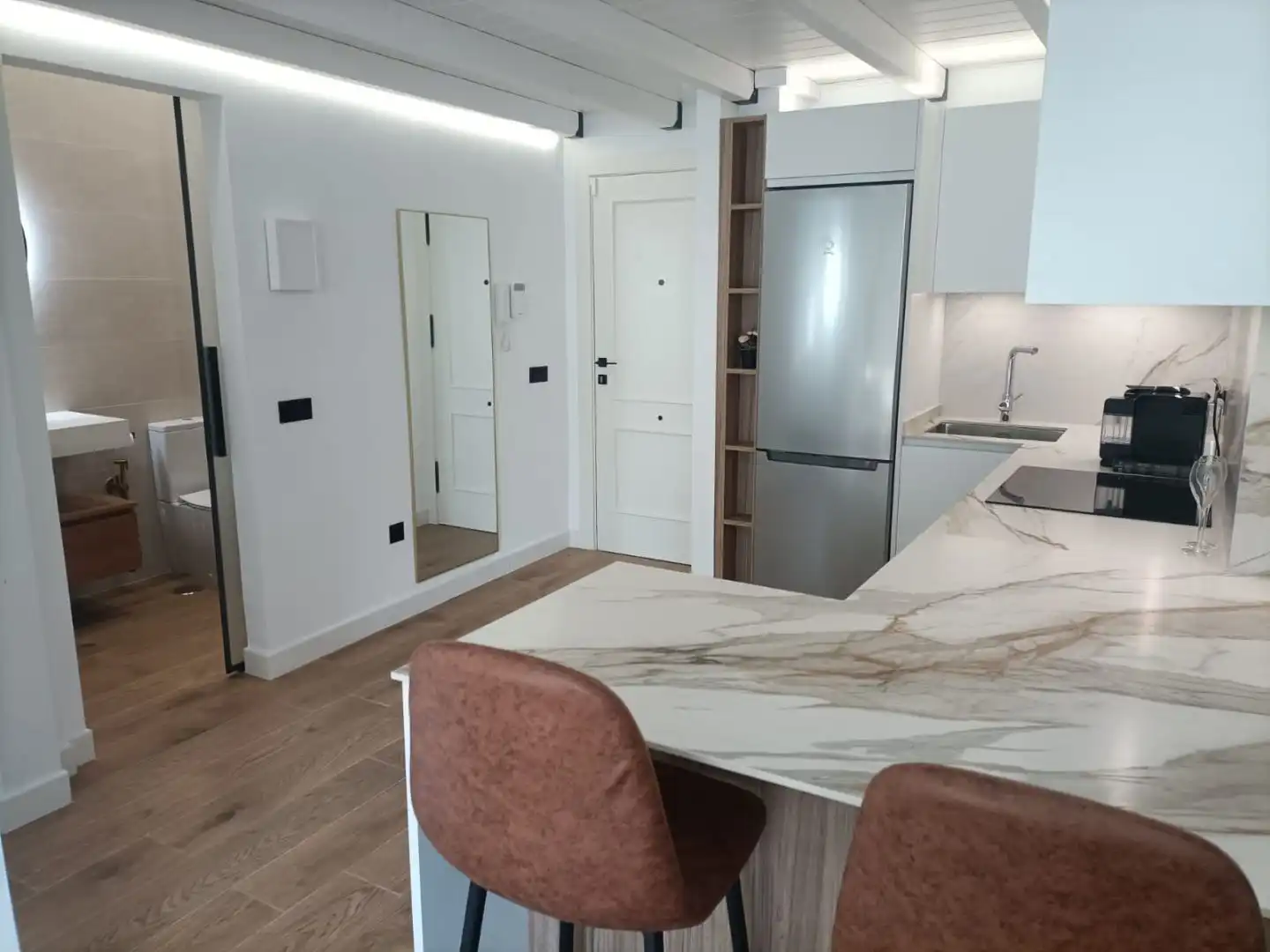 Piso de alquiler en Calle Tejares, 21, Parque Victoria Eugenia Cocina de Piso de alquiler en Málaga con Aire acondicionado, Calefacción y Trastero