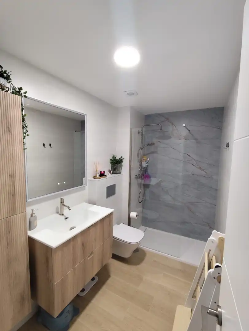 Wohnung zum Verkauf in Calle del Duero, 7, Centro Badezimmer von Wohnung zum Verkauf in Alcobendas mit Klimaanlage, Heizung und Parkett