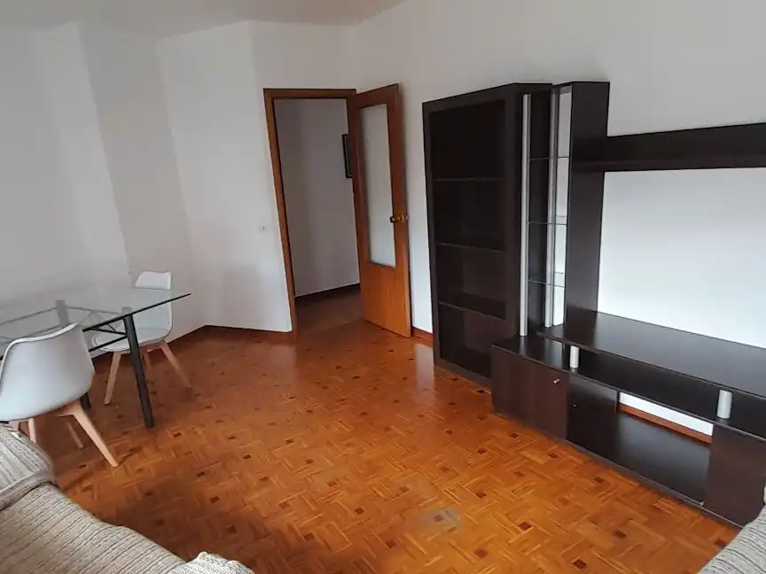 Living room of Flat for rent in Lugo  with Heating, Parquet flooring and Furnished