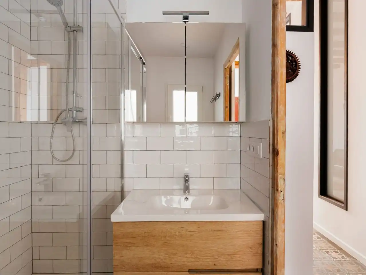 Flat for rent in Carrer de L'est, 3, El Raval Bathroom of Flat for rent in Barcelona Capital with Air Conditioner