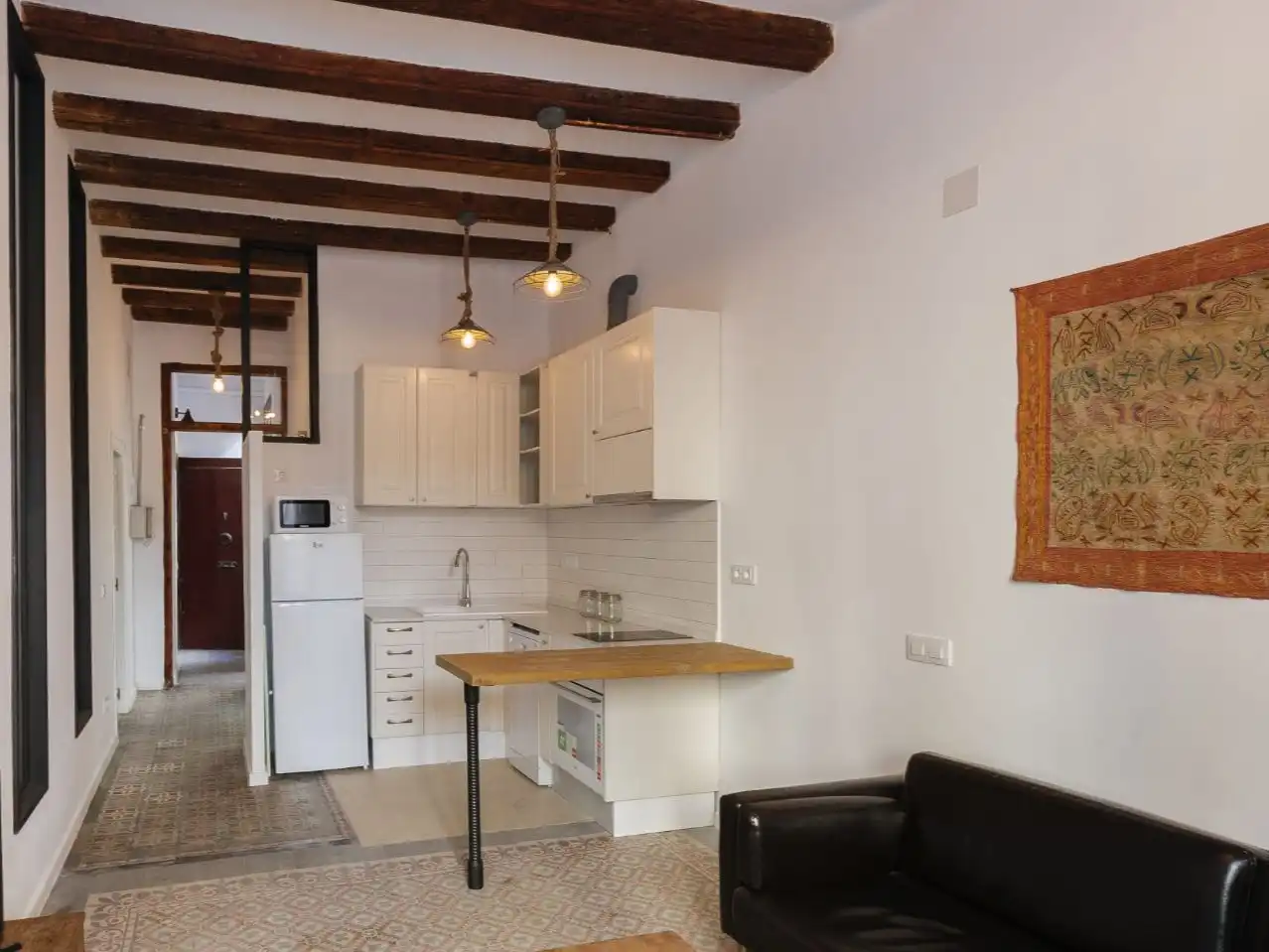 Flat for rent in Carrer de L'est, 3, El Raval Kitchen of Flat for rent in Barcelona Capital with Air Conditioner