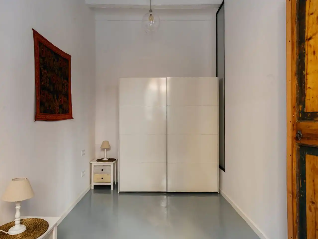 Flat for rent in Carrer de L'est, 3, El Raval Bedroom of Flat for rent in Barcelona Capital with Air Conditioner