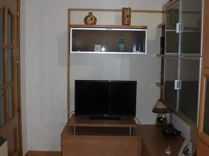 Sala de estar de Estudio de alquiler en Ciudad Real con Aire acondicionado, Calefacción y Parquet
