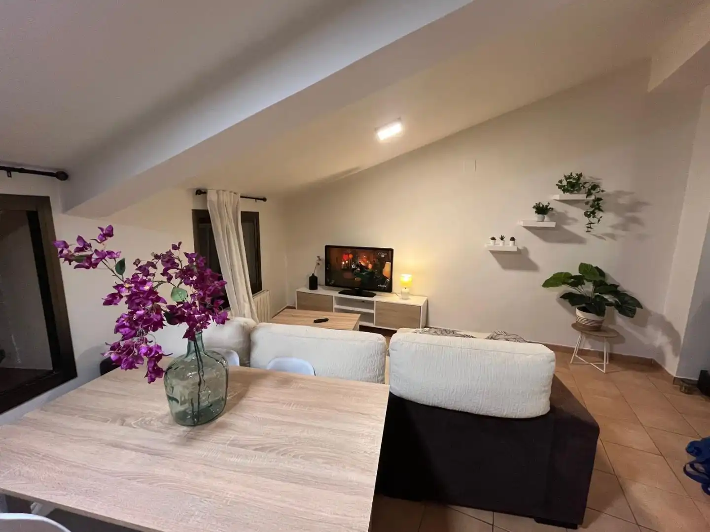 Living room of Attic for rent in La Riba  with Heating and Furnished