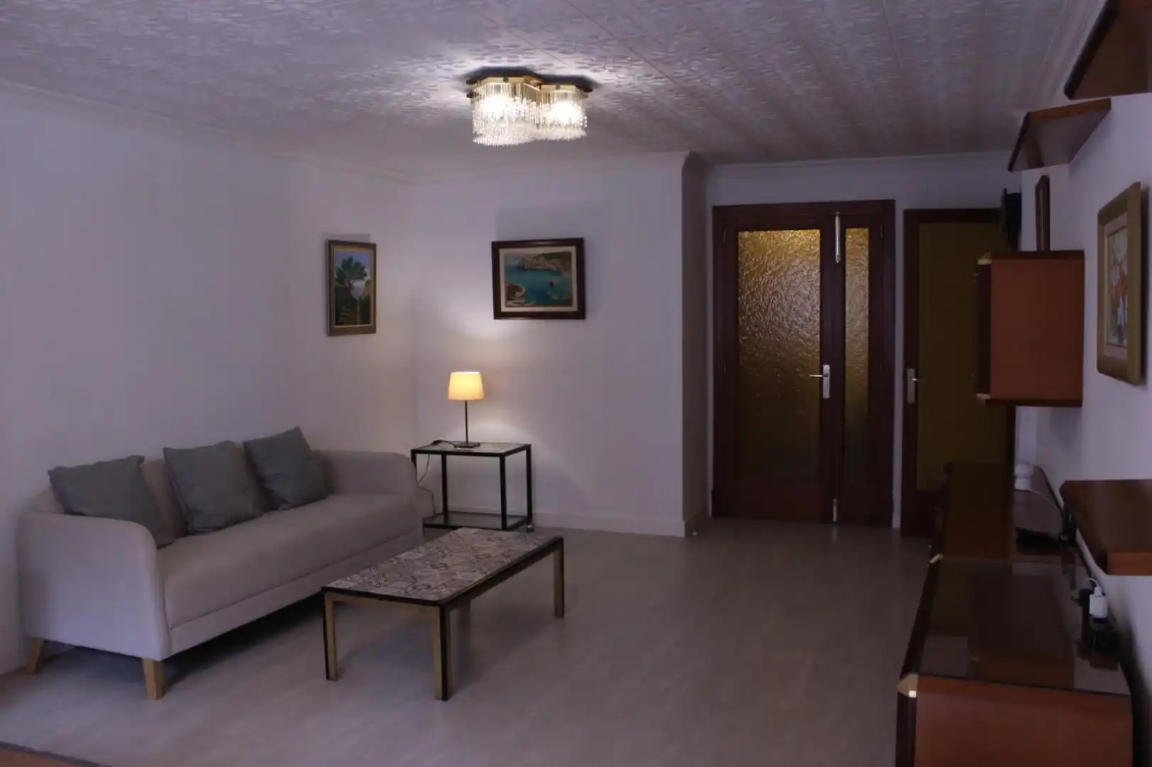 Pis en venda a Carrer de Francesc Fiol i Juan, 9, Bons Aires Sala d'estar de Pis en venda en Palma de Mallorca amb Aire condicionat, Calefacció i Parquet