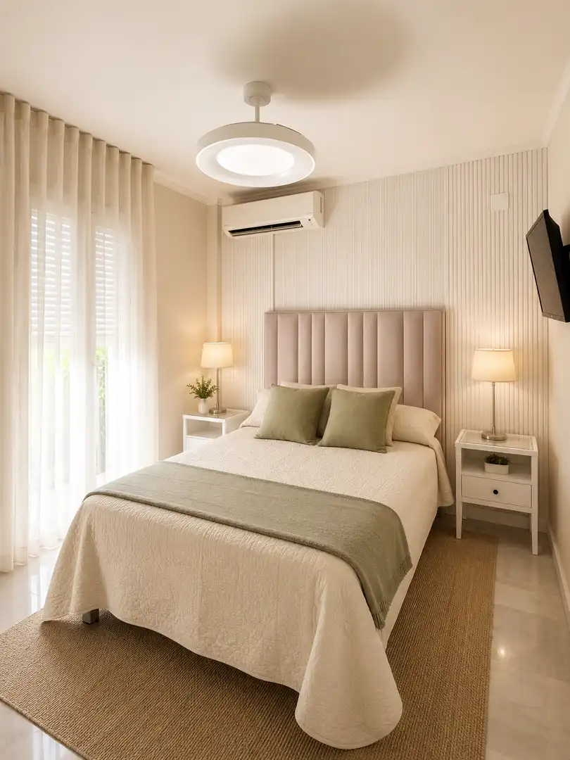 Bedroom of Flat for sale in Estepona  with Air Conditioner, Heating and Private garden