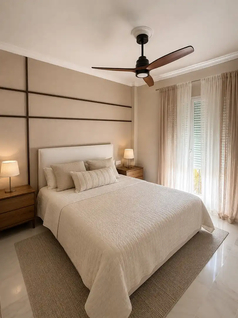 Bedroom of Flat for sale in Estepona  with Air Conditioner, Heating and Private garden