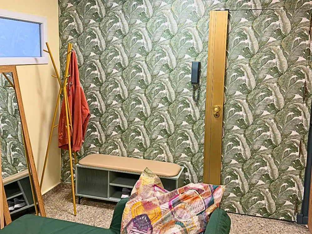 Zimmer in Plaça del Comte de Carlet, 6, La Seu Schlafzimmer von Wohnungen zur untervermieten in Valencia mit Klimaanlage, Heizung und Möbliert