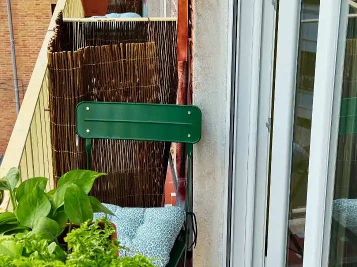 Zimmer in Plaça del Comte de Carlet, 6, La Seu Terrasse von Wohnungen zur untervermieten in Valencia mit Klimaanlage, Heizung und Möbliert