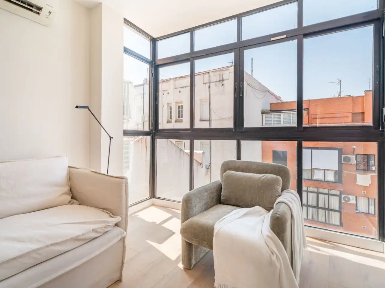 Piso de alquiler en Calle de Cartagena, 65, Guindalera Sala de estar de Piso de alquiler en Madrid Capital con Aire acondicionado