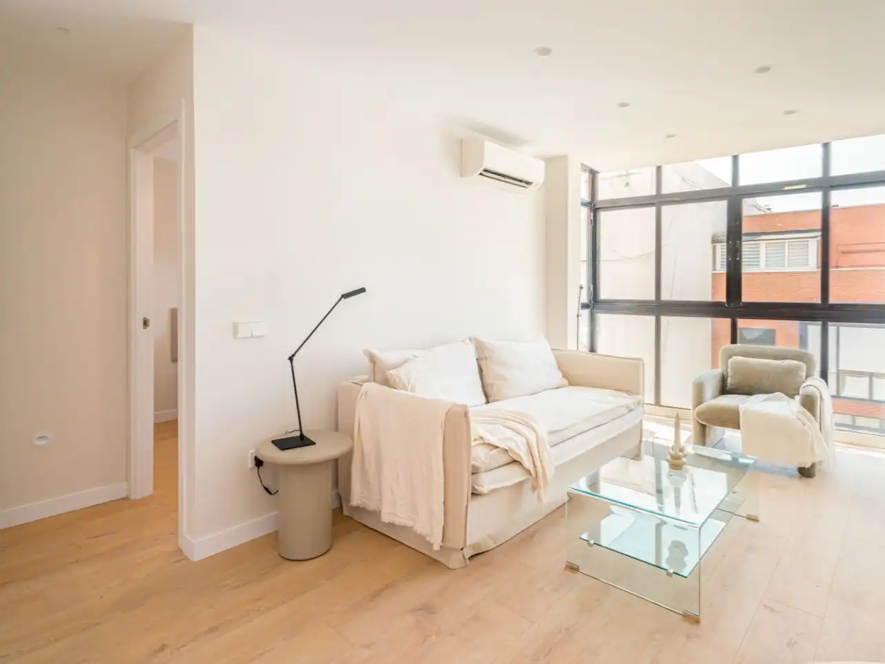 Piso de alquiler en Calle de Cartagena, 65, Guindalera Sala de estar de Piso de alquiler en Madrid Capital con Aire acondicionado