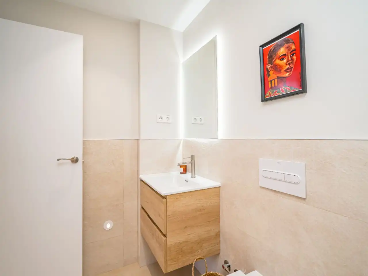 Piso de alquiler en Calle de Cartagena, 65, Guindalera Baño de Piso de alquiler en Madrid Capital con Aire acondicionado
