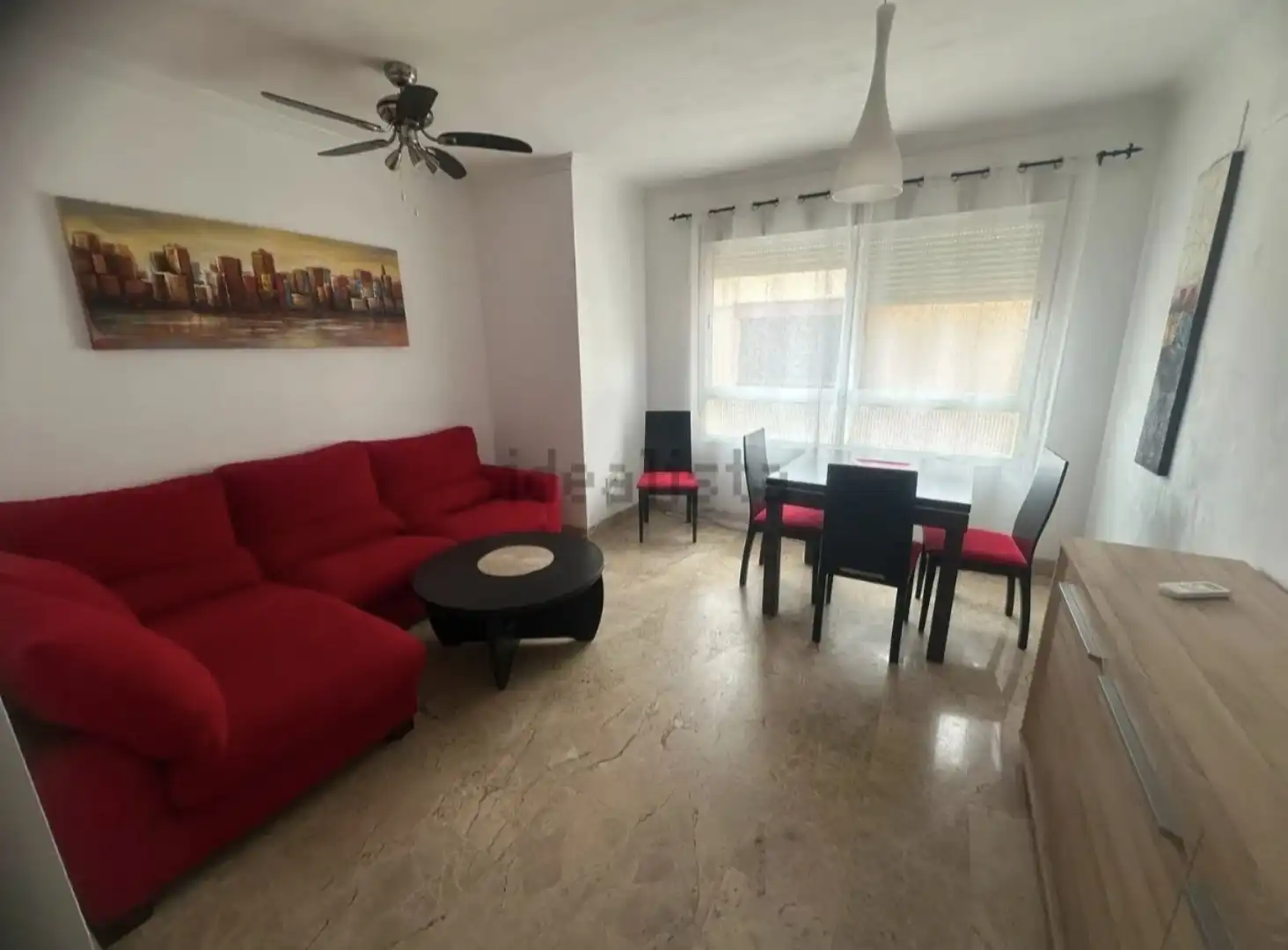 Flat for sale in Calle Teniente Morán, 39, El Industrial Living room of Flat for sale in Melilla Capital with Air Conditioner